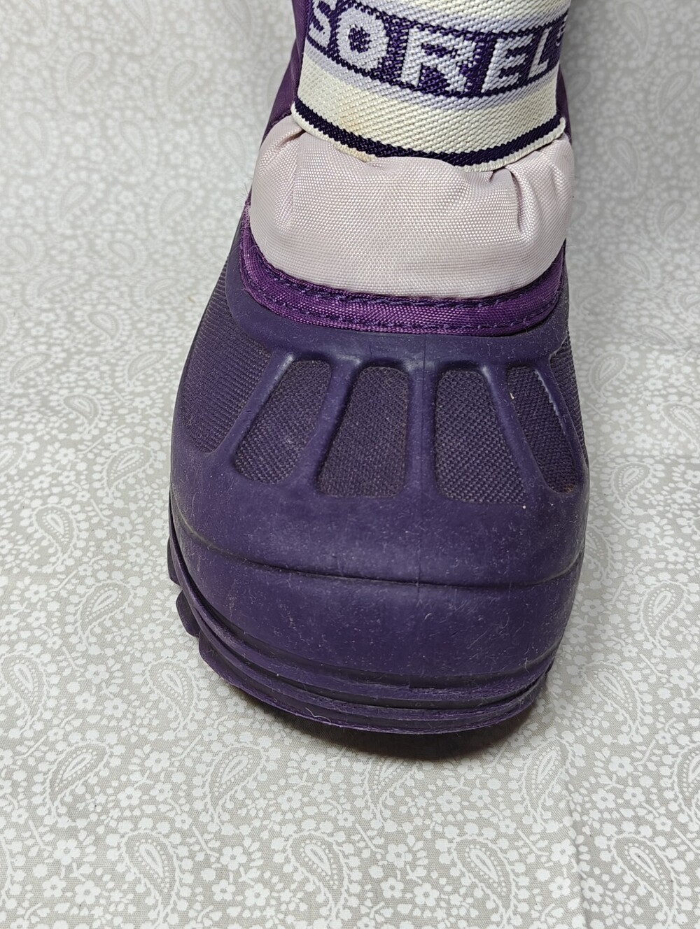 Sorel Youth Cub Insulated Purple Lavender Winter Snow Boots Toddler Girl's 12 - Picture 6 of 11